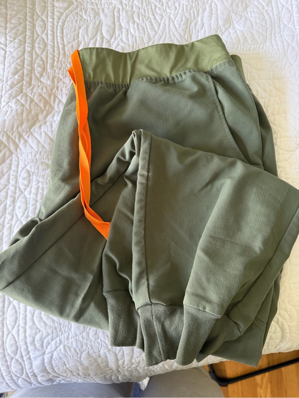 Olive Green Figs Joggers